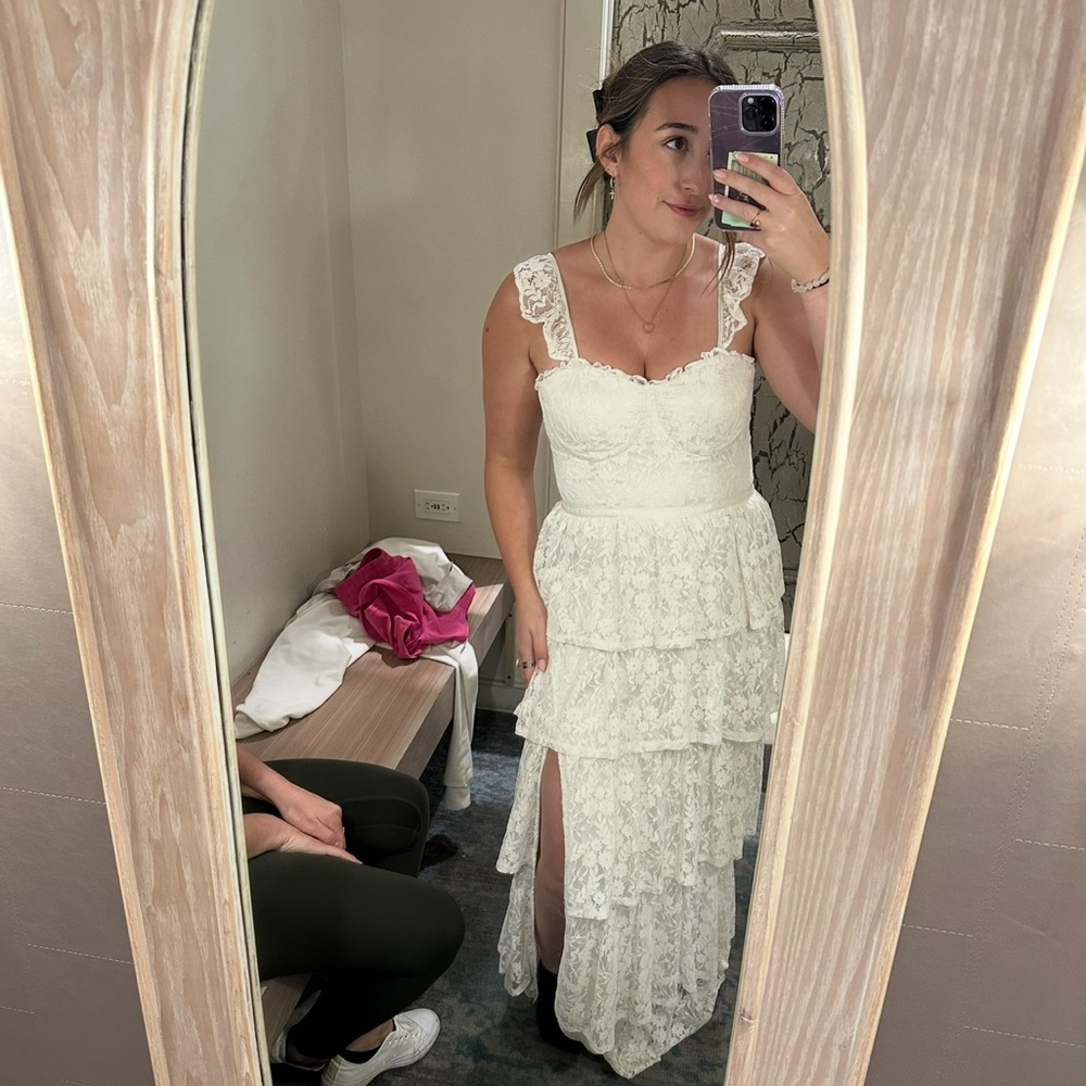 Altar’d State Umber Embroidered Dress